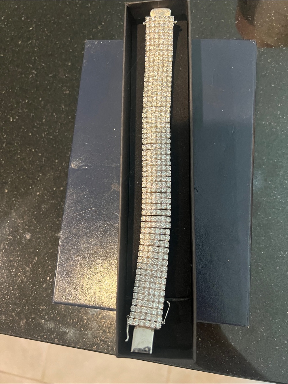 Vintage Nolan Miller Faux Diamond Bracelet